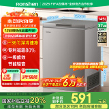 容声（Ronshen）145升冷柜家用减霜一级能效母乳母婴存放小型冰箱出租房顶开门卧式冰柜BD/BC-145ZMSA