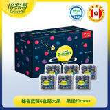 怡颗莓Driscoll's 秘鲁进口蓝莓Jumbo超大果20mm+ 6盒125g/盒 水果礼盒