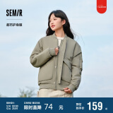 森马棉服男防水防油防污防风冬装厚飞行员棒球领夹克109724112101