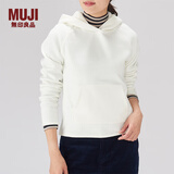 无印良品 MUJI 女式 针织抓绒 连帽衫 W8AB131 米白色 M