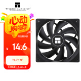 Thermalright(利民) TL-C12C 黑色12cm入门级风压扇 经典磁稳S-FDB轴承 50CM 4PIN串接PWM接头 1550转速