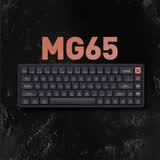 IQUNIX MG65系列矮轴机械键盘无线三模适配Mac平板办公超薄游戏 MG65 夜游黑 轻羽轴