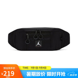 耐克NIKE单肩包中性腰包胸包JORDAN休闲包DJ5645-010正黑大