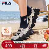 FILA 斐乐官方女鞋FRAGOLA摩登凉鞋夏季新款时尚休闲草莓凉鞋子 燧石灰/冰灰-EI 36.5