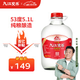 九江双蒸 米香型白酒 53度浸泡酒5.1L 米酒浸泡青梅药材养生酒送礼白酒