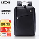 乐上（LEXON）双肩电脑包14英寸商务男防泼水通勤笔记本背包轻便学生书包礼物
