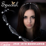 special时尚发箍高级感优雅发卡头箍手工发卡高档头饰细发箍 灰色 L号