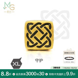 周生生黄金转运珠王安宇同款 守护XL足金情侣串珠不含手链绳86523C定价