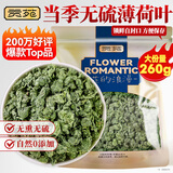 贡苑薄荷叶茶260g 精选干薄荷茶薄荷颗粒新鲜可食用搭菊花柠檬泡水喝