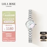 LOLA ROSE罗拉玫瑰女士手表女小银表节日礼物送女友生日礼物女