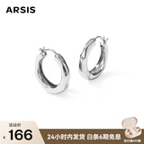 Arsis自由搭配潺流耳圈耳钉女原创设计耳饰送女友礼物  金色大号