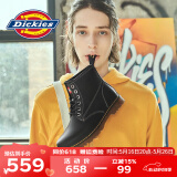 Dickies马丁靴男鞋春季英伦风靴子男百搭高帮皮靴男女情侣靴潮流工装鞋子 黑色S28（男款） 40