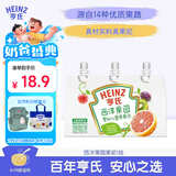 Heinz西洋果园果汁泥78g*3袋婴幼儿宝宝水果泥辅食猕猴桃西梅泥