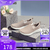 斯凯奇（Skechers）女鞋夏季懒人一脚蹬健步鞋透气舒适软底外穿户外休闲运动鞋15600