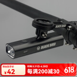 黑鸟（Blackbird） 自行车前灯德规公路山地自行车灯充电强光手电筒夜行灯骑行装备 L1 B 下挂款 无延长架