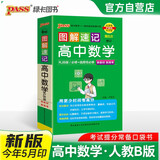 新版图解速记 高中数学 人教B版 适用必修选择性必修 基础知识便携口袋书全彩版 25年26年都适用 pass绿卡图书