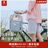 MYD双肩包女2024新款女士背包大容量书包大学生女旅行包电脑包妈咪包 （M）糖果蓝 Candy Blue