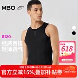 MBO男子打底衫内衣干爽透气B120公路自行车骑行背心骑行服 B120-黑色 L