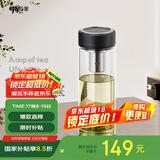 万象（WANXIANG）玻璃杯经典皮纹系列U3R商务办公杯520ML大容量家用水杯