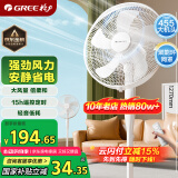 格力（GREE）【格力造-品质推荐】大风量落地扇家用电风扇摇头轻音柔风电扇科技风节能宿舍风扇 FD-40X77Bh5