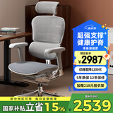 Ergonor保友金豪e 2代高端人体工学椅 电脑椅子 办公椅家用电竞椅老板椅 银白美国网(云感科技座垫) 整椅发货 送货上门