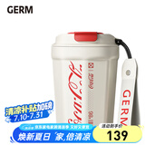 格沵（germ）可口可乐联名咖啡杯高颜值车载便携316杯子男女士大容量保温杯 白色【可口可乐联名】390ml