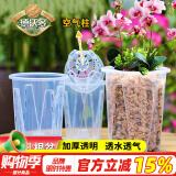 德沃多肥料控根透明花盆10口径园艺绿植盆栽种植盆花卉种菜盆养花多肉塑料盆