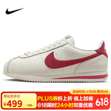 耐克NIKE女子休闲鞋板鞋阿甘鞋CORTEZ新年红运动鞋FZ5167-133帆白36.5