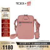 途明（TUMI）VOYAGEUR系列女士商务旅行高端时尚斜挎包 灰粉色 送礼物
