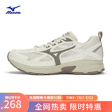 美津浓（MIZUNO）【SPEED】运动跑步鞋男女星速鞋复古老爹鞋透气缓震跑鞋 07/棉白/暗灰裙 38 (240mm)