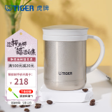 虎牌（TIGER） 保温杯茶滤网杯办公型不锈钢真空杯水杯 CWM-A035 350ml 金灰色NN