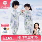 良良（liangliang）婴儿睡袋夏季空调房防踢被宝宝纯棉可拆袖儿童睡袋 林中歌·秋冬款【适合15-20℃】 L（建议身高80-95cm）