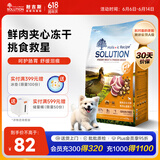 耐吉斯鲜肉狗粮夹心冻干生骨肉1.5kg成犬幼犬无谷益生菌鸭肉梨犬粮3斤