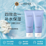 兰芝（LANEIGE）洗面奶4合1卸妆洁面乳150ml*2双支装 护肤品礼物 温和清洁