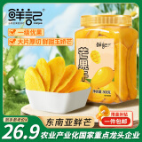 鲜记 芒果干500g 厚切芒果片 蜜饯果干 休闲零食 办公室零食水果干
