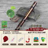 陈师傅笛子玉屏苦竹竖笛六孔无膜直笛顺笛成人初学生专用古风随身葫芦 苦竹竖笛不贴膜F调+全套配件+书