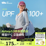 蕉下（beneunder）防晒衣女外套凉感修身短款辣妹防紫外线女AL119乌云灰S