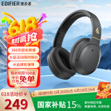 漫步者（EDIFIER）W820NB主动降噪无线头戴式蓝牙耳机低延迟游戏超长续航金标认证适用于华为小米苹果 节日礼物 经典版 典雅灰 深度降噪 超长续航