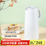 虎牌（TIGER）保温壶 304不锈钢时尚保温/保冷壶PWO-A20C-W 白色 2L