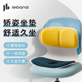 乐班矫姿坐垫 腰靠垫办公室久坐神器成人儿童坐垫靠背一体坐姿垫屁垫 【140斤以下】绿野仙踪