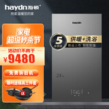 海顿（haydn）【新品】海顿燃气壁挂锅炉 地暖暖气片采暖炉家用 天然气恒温热水器两用晶悦系列 24KW (120-160㎡)