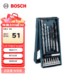 博世（BOSCH）Mini钻头+批头套装（15支装）木材、石材钻孔