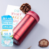乐扣乐扣（LOCK&LOCK）不锈钢纤巧便携保温杯茶水杯车载商务杯子200ml红色LHC550