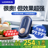 UORRIS德国欧瑞氏果蔬清洗机食材净化机果蔬净化清洗无线蔬菜去农药残留水果清洗神器洗菜机消毒净化器 【轻奢蓝】六倍电解片丨六大食材定制模式丨结束提醒 收藏即赠【15天免费体验】