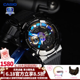 卡西欧（CASIO）【618大促】男手表G-SHOCK黑武士悟空黑金潮流时尚运动电子表 GM-110B-1多彩炫酷黑-全国联保