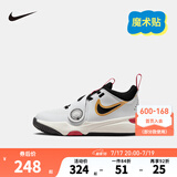 NIKE 耐克儿童篮球运动鞋TEAM HUSTLE D12魔术贴易穿脱男女童实战球鞋 DV8994-104（HUSTLE D 11） 31 【建议脚长19cm】
