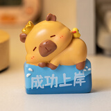 杞乐生日礼物女卡皮巴拉中高考励志伴手礼桌面摆件治愈系汽车工位装饰 卡皮巴拉小摆件（成功上岸）