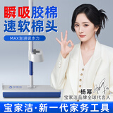 宝家洁胶棉拖把34cm海绵头杆长130cm2个棉头J56免手洗拖把