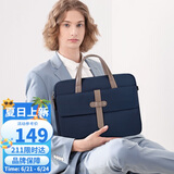 高尔夫（GOLF）电脑包男女15.6英寸苹果笔记本电脑包手提包单肩斜挎包商务出差包