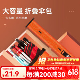 佳钓尼（JIADIAONI）新品渔具包防水鱼竿袋伞包鱼杆包折叠收纳袋超轻便携鱼竿包钓鱼包 伏魔折叠伞包F款黑色 大号 可折叠